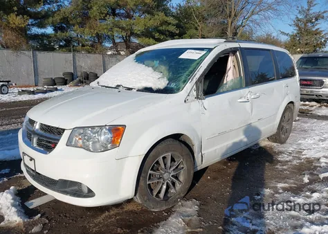 2017 Dodge Grand Caravan Sxt из США, поврежденный, VIN 2C4RDGCG0HR818522